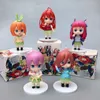 Anime Manga Nakano Ichika figurine Anime pi monde pour les figurines en PVC pour les filles présente la décoration du corps 240319