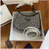 10A Women Women Counder Bag New Crystal Hand Handbags Summer Fashion Underam