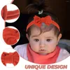 Bandanas 3 pçs bebê bandana festival hairband acessórios laço headbands po adereços adorável bowknot náilon delicado criança