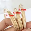 Filo semitondo riempito in oro 14K Filo mezzo tondo da un metro Mezzo filo per perline riempito in oro duro fatto a mano Gioielli fai da te Accessori 240315