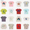 Camisetas crianças meninas camisetas novo bobo 2024 verão impressão dos desenhos animados crianças meninos camisetas para menina moda algodão criança bebê manga curta toposc24319