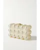 Acrylic bubble clutch bag women designer evening party box purse ivory green color handbag wholsale 240402