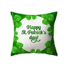 Almohada St. Day Digital Impreso Piel de melocotón Terciopelo Decoración interior del hogar Funda de almohada de seda para niños Satén