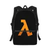 Sacs Half Life Hl Game Men Femmes Sac à dos 3d imprimé d'étudiant de mode Sac à école Sac à dos Sac à dos pour enfants