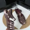 ポンプ新しいメリッサレディースフラットシューズレディースメリッサシャイニーカラーホロー織物靴大人の非滑りローマサンダル女性SM113