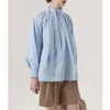 Bluzki damskie 2024 Spring Blue Shirt for Women Fashion Bow