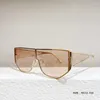 Sunglasses 2024 Fashion Goggles High-end Women's Imported Flat Oversized Retro Men's Glasses