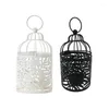 Titulares de vela Suporte decorativo Birdcage Lantern para decorações de casa Peça central de mesa