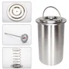 Joyeee Ham Stainless Steel Round Shape Press Maker Hine for Making Healthy Homemade Deli Sand, Seafood Meat Poultry Patty Gourmet Cooking Tools - 2022 the ,2L