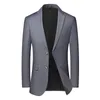 Boutique hommes mode affaires cultiver sa moralité loisirs couleur Pure gentlemans mariage présidé travail Blazer 240313