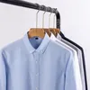 Men's Dress Shirts Plus Size 38-44 Cotton Shirt Business High-Dnd OL Work Male Long-sleeved Brand Casual Classic Top All-match