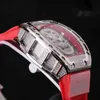 Herrklockor Designer Watches Movement Watches Leisure Business Richa Mechanical Watches Men's Gift PW66