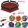 Tops Lançadores Beyblade Burst Set Brinquedos com Starter e Arena Bayblade Metal God Blayblade Top Bey Blade Blades Brinquedos 240318