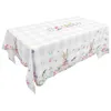 Table Cloth Easter Tablecloth Party Favor Holiday Supplies Decor Spring Coffee Decors Polyester Runner Banquet