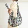 Totes Fresh Floral Shoulder Bag Women Underarm Casual Designer Handbag Fashion School Messenger Bags Large Female Crossbody