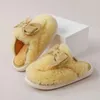 Slippers Women Winter With Butterfly Men House Couples Non-slip Warm Bedroom Slipper Comfortable Flat Slides Fuzzy Shoe