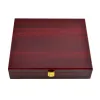 Aids Wood Golf Ball Display Box Case 12 Holes Organization Accessory Red Color