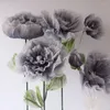 Decorative Flowers Wedding Decor Prop Large Electric Openable Artificial Height-adjustable Silk Flower Garden Decoration Mariage