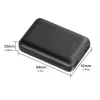 Clothings 20000mAh Power Bank Portable Charger External Battery Pack For Heating Vest Jacket Scarf Socks Gloves Electric Heating Equipment