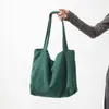 TOTES Women Corduroy Tote Bag zimowe ramię Duże solidny kolor hobo