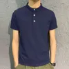 Tasarımcı Kısa Kollu T-Shirt Mens Polo Gömlek YALA SAMLIM BUSINESS YAPLAR PAUL PAUL KATI GRİ Minimalist Üst giysi Yarı W {Kategori}