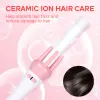 Ferros automáticos modelador de cabelo profissional rotativo curling ferro elétrico cerâmica curling íon negativo cuidados com o cabelo para mulher