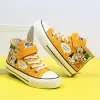 Shoes Children's Casual Shoes Kid Hot Sale Fashion Cute Cartoon Graffiti Pattern Sneakers High Top Canvas Shoes Free Shipping
