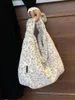 Zestawne miękkie miękkie torba na dużą pojemność dla kobiet 2024 Work Rame Lopard Print Drukuj futra wiadra