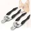 Vêtements pour chiens Coupe-ongles pour animaux de compagnie Fournitures d'outils de coupe de griffes de chat en acier inoxydable