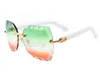 Farbgravurspiegel Jindian Mode hochwertige Schnitzsonnenbrille 8300593 Freizeit ultraleichte Whiteboard-Sonnenbrille Größe 9015175