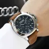 Paneraiss DEISGN Montres à mouvement Montre de machine lumineuseChronographe Montre d'affaires Jam Tangan Lelaki Kuarza Montres-bracelets étanches Acier inoxydable WN-WL9M