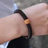 Strand Rudraksha Coconut Shell Wood Stretch Armband Unisex Health Lucky Tibetan smycken för män Kvinnor Present Yoga Meditation
