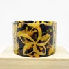 Bangle Fashion Women Polynesian Hawaiian Samoan Girls Cuff Armband Wide Acrylic Acetate Materroal smycken Armband 240319