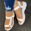 Beach Shoes Woman Summer Sandals Woman Non-Slip Casual Multi Color Shoes Fashion Solid Open Toe Sandals Daily Comfortable 240313