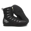 Boots Brand V63 Chaussures de boxe à tube haut pour enfants baskets de vache muscle combat chaussures de lutte respirante