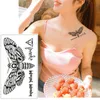 Mini manica tatuaggio temporaneo da 100 pezzi Donna Ragazza Bellezza Body Arm Art Fiore rosa Farfalla Tigre Glitter Adesivo impermeabile 240311