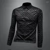 Camicie casual da uomo Camicia di fascia alta Design personalizzato Tessuto boutique Versione comoda e aderente Base Moda coreana