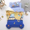 Childrens Cotton Threepiece Set Kindergarten Nap Cartoon Bed Sheet Quilt Cover Bedding Kit Pillowcase CP27 240313