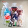 1000 unids Bolsa de Organza Blanca Favores de Fiesta de Boda Caja de Regalo Niños Cumpleaños Joyería de Navidad Bolsas de Embalaje Bolsa 240309