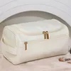 Cosmetic Bags Large Capacity PU Leather Bag For Women Multifunctional Portable Travel Toiletry Waterproof Skin Care Storage