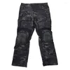 Pantaloni da uomo Pantaloni tattici militari da uomo CP Camouflage Multicam Cargo Pant Casual Combat Army Green con ginocchiere