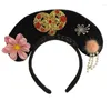 Hair Accessories Hanfu Cosplay Headband For Girls Chinese Ancient Princess Chignon Teens Drop