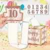 Favor de la fiesta Caja de regalo de dinero con bolsas Rose Golden Surprise Kit de cumpleaños Pegatinas de bricolaje para mujeres Fun Cash cualquiera