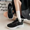 HBP Non-Brand 2024 Scarpe da donna alla moda con fondo spesso rialzato in rete da corsa sneakers allacciate sport femminile