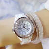 2018 sommer Frauen Strass Uhren Dame Diamant Stein Kleid Uhr Schwarz Weiß Keramik Armband Armbanduhr damen Kristall Uhr C218Q