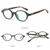 Sunglasses Y2k Oval Frame Glasses For Women Retro Small Ins Sweet Cool Eyewear Fashion Anti Blue Light Decorative