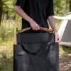 Sac de rangement pour chaise de Camping en tissu Oxford épais, sac fourre-tout de couleur noir kaki pour chaise pliante d'extérieur, 2 tailles, outils d'extérieur