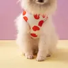 Diseñador perro corazón rojo melocotón mascota correa para el pecho conjunto INS arneses tracción collares de cuerda correas para gatos