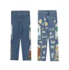 Men's Jeans Loose and Comfortable Wide Pants Patchwork Y2k Harajuku Colorful Multipockets Men Clothing Baggy Jeans