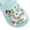 Pièces de chaussures accessoires chaussures et chapeaux de marque design diamant cadeaux pour enfants bijoux en métal